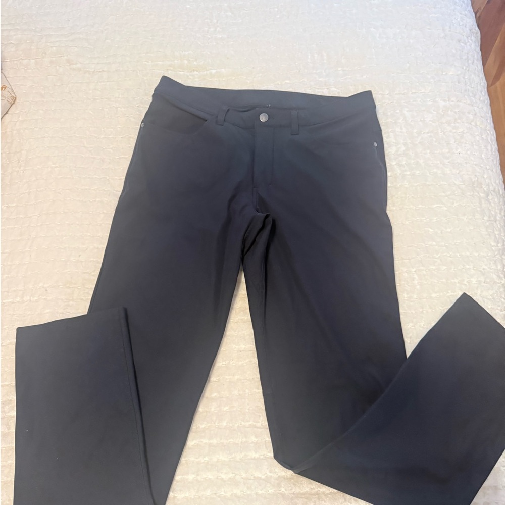 Men's Black Stretch Dress Pants